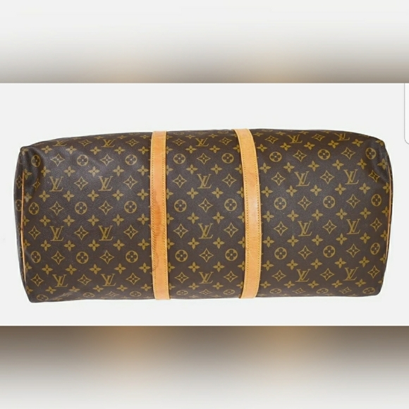 🌬LOUIS VUITTON Keepall 60 Travel Hand Bag Monogra - Picture 5 of 16